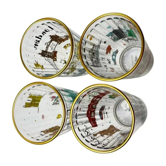 RAKLE Glasses Metropolitan Paris Rome London New York Glasses Lot 4 - Picture 5 of 12